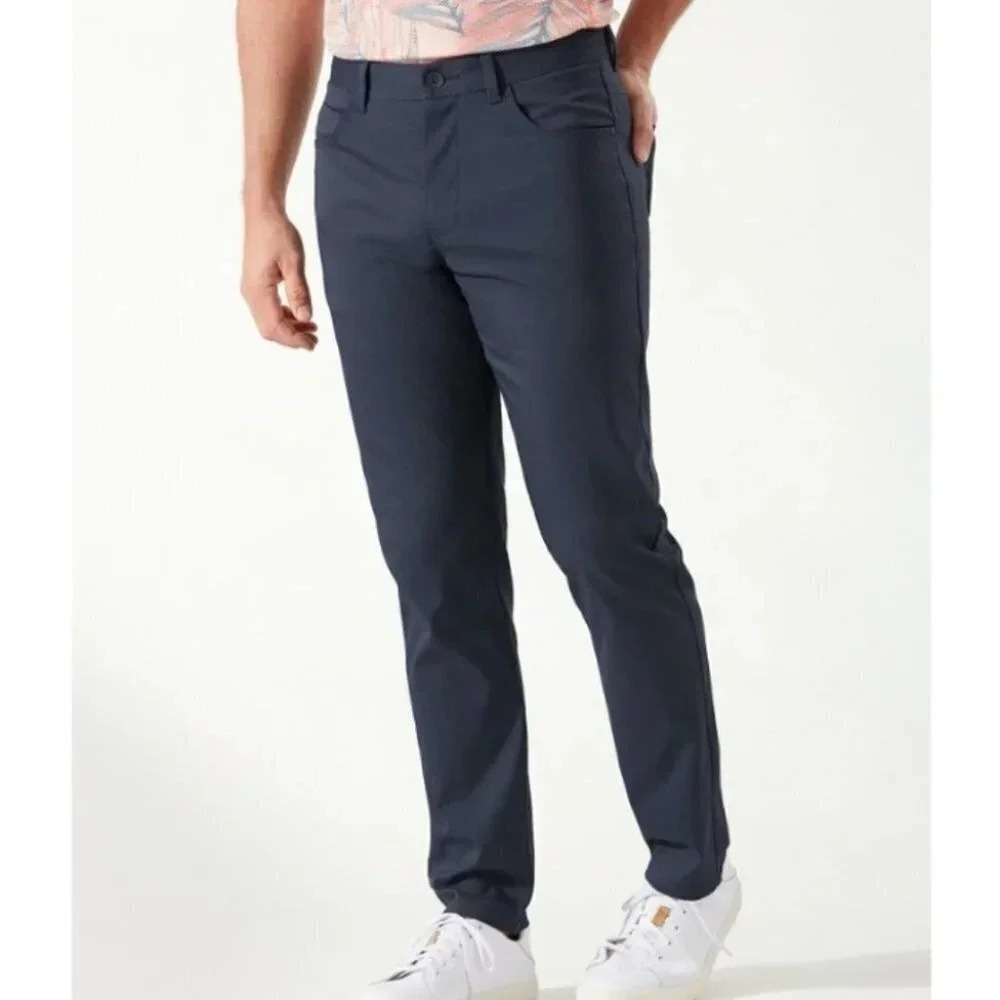 Tommy Bahama Lightweight Eclipse Navy Island Zone Performance‎ 5-Pocket Pants